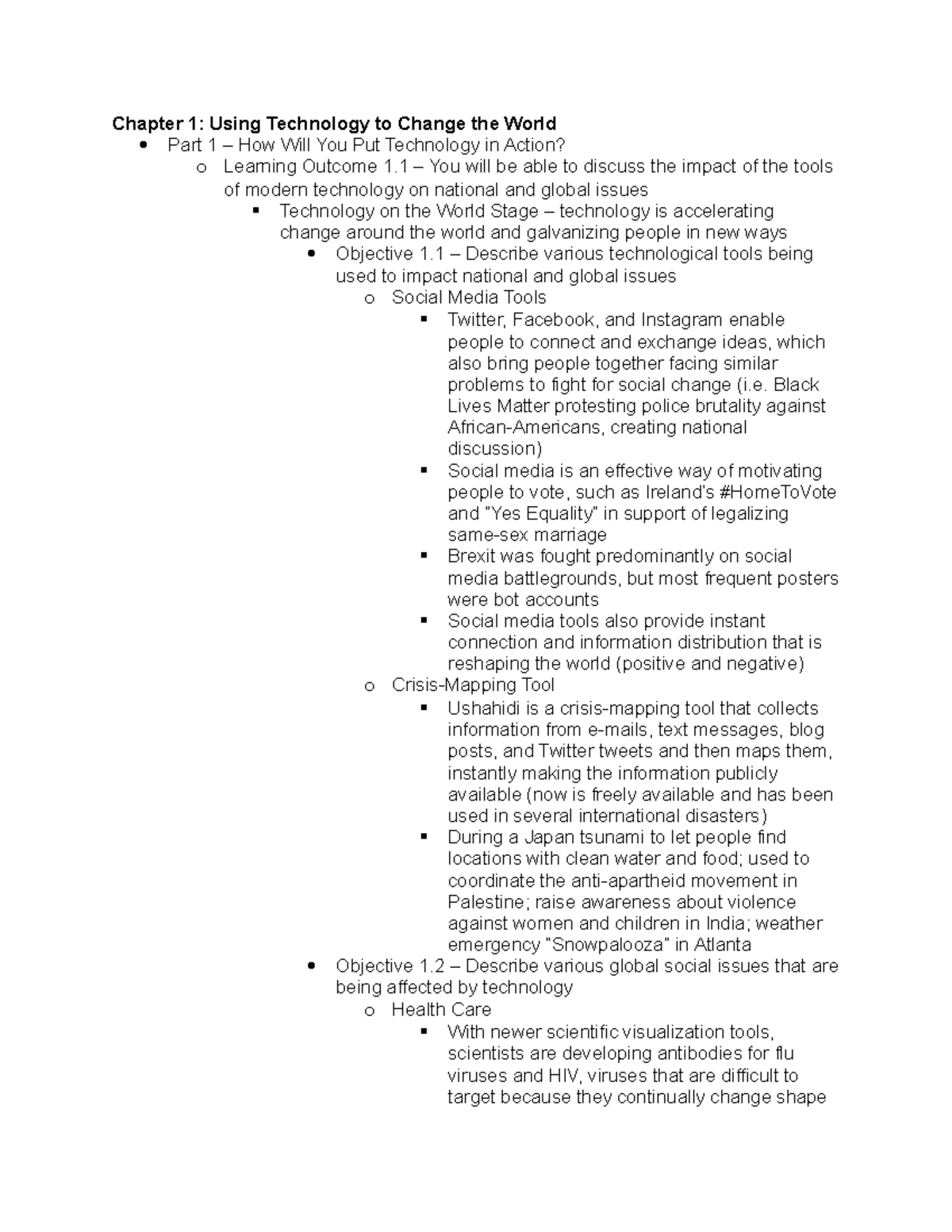 Reading Notes - Chapter 1: Using Technology to Change the World Part 1 ...