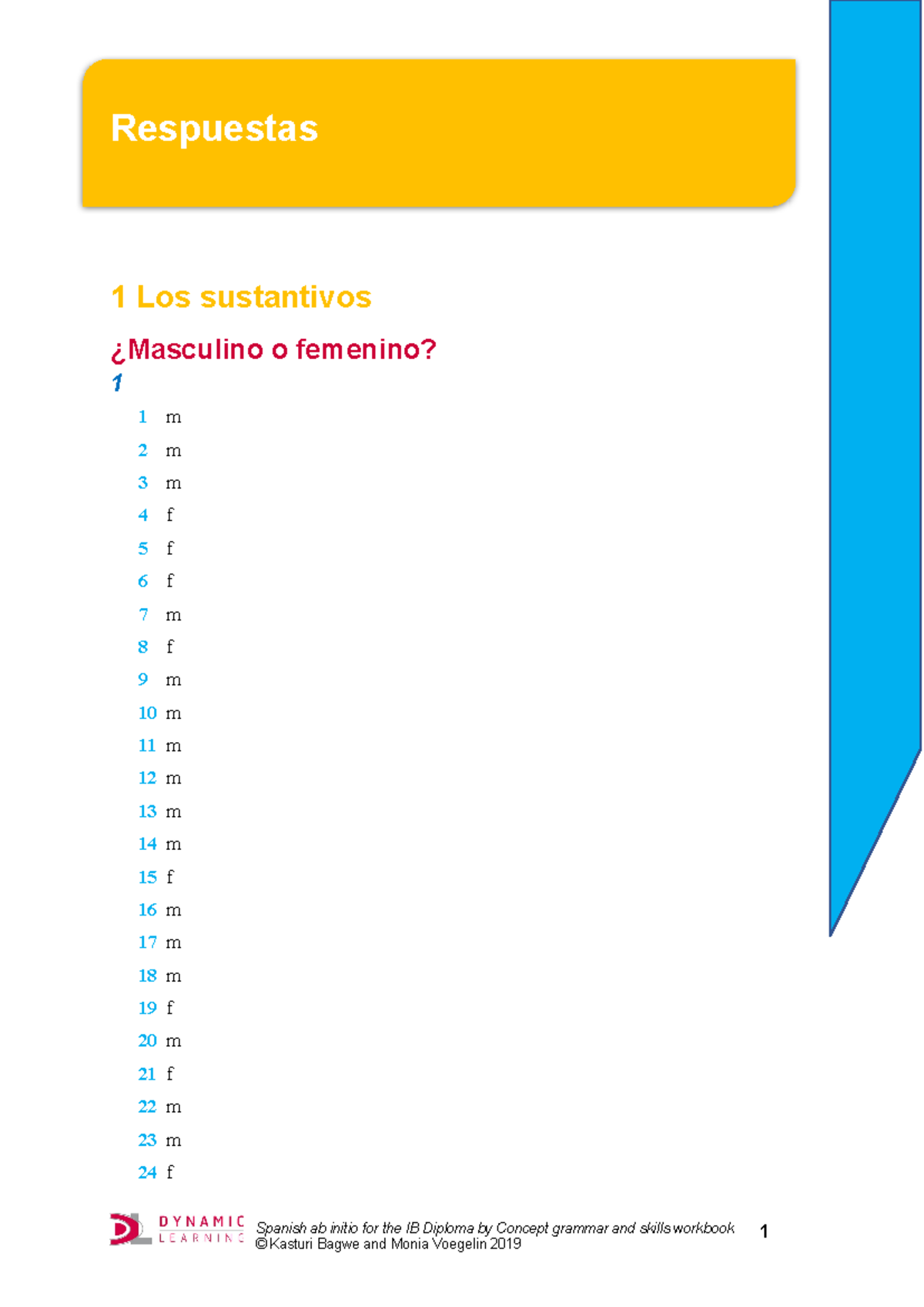 Spanish IB Diploma Workbook Answers: Grammar & Skills Focus - Studocu