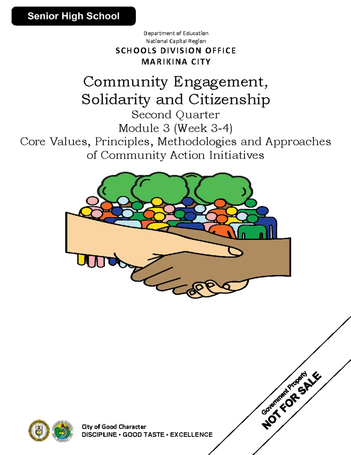 CESC 3rd Quarter Module: Community Engagement & Core Values - Studocu