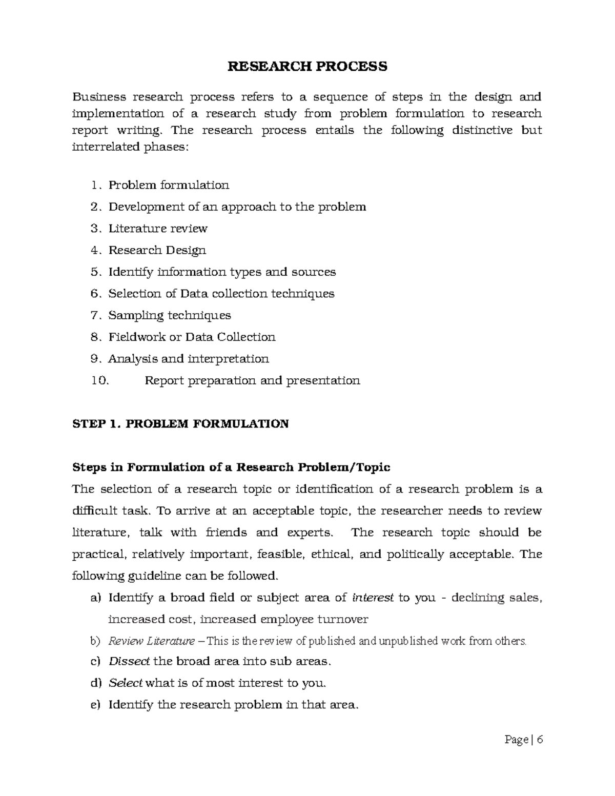 4.Research Process WK 2-Research project lecture notes by Dr.stephen ...