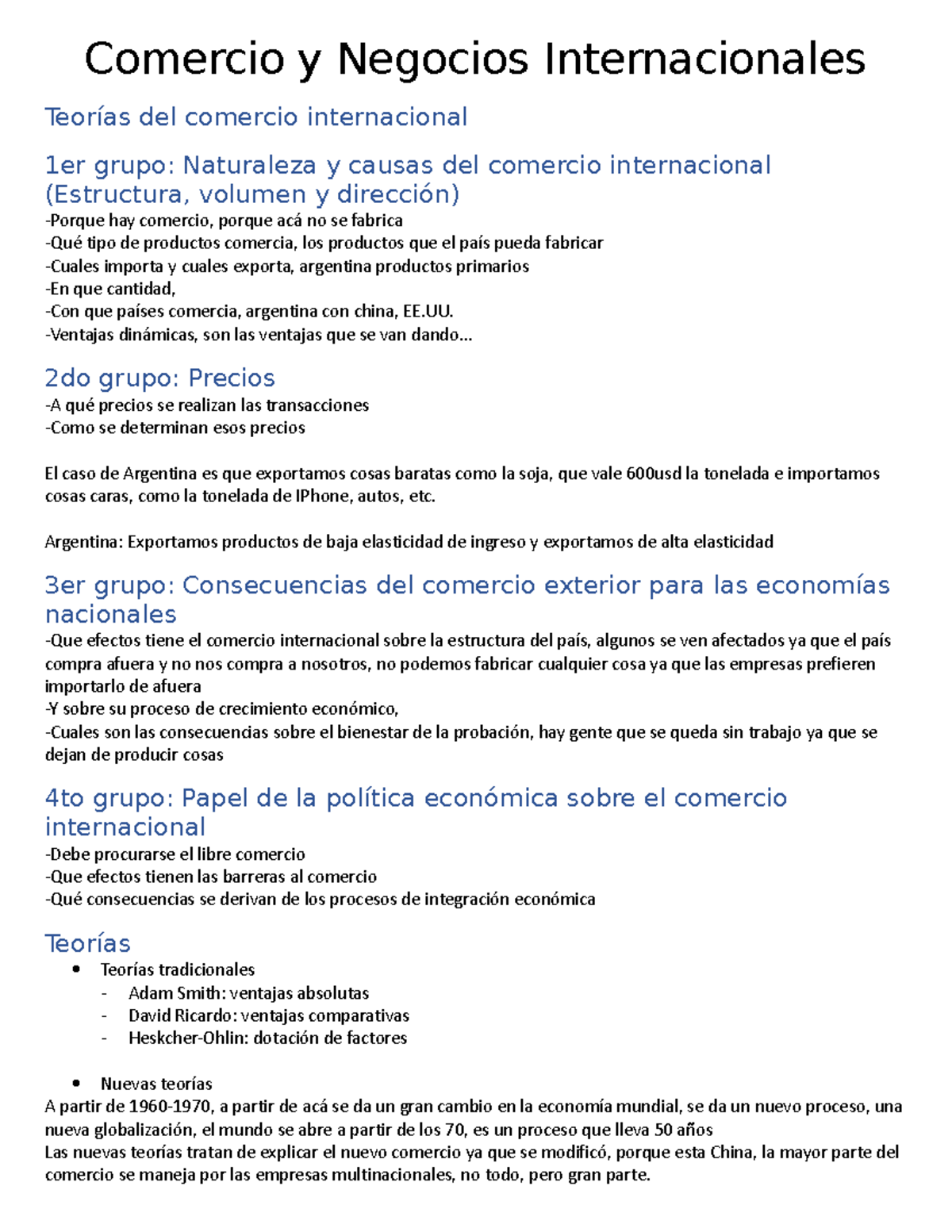 Comercio y Negocios Internacionales - Comercio y Negocios ...