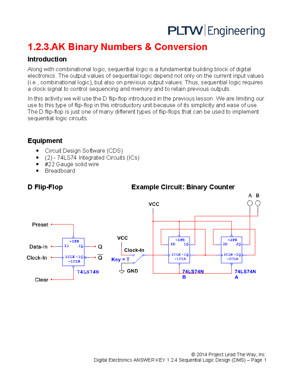 1.2.4.AK Sequential Logic Design: Binary Counters and Applications ...