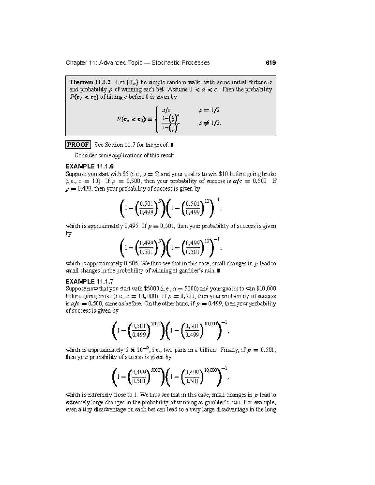 Chapter 11: Stochastic Processes & Random Walks in Calculus Notes - Studocu