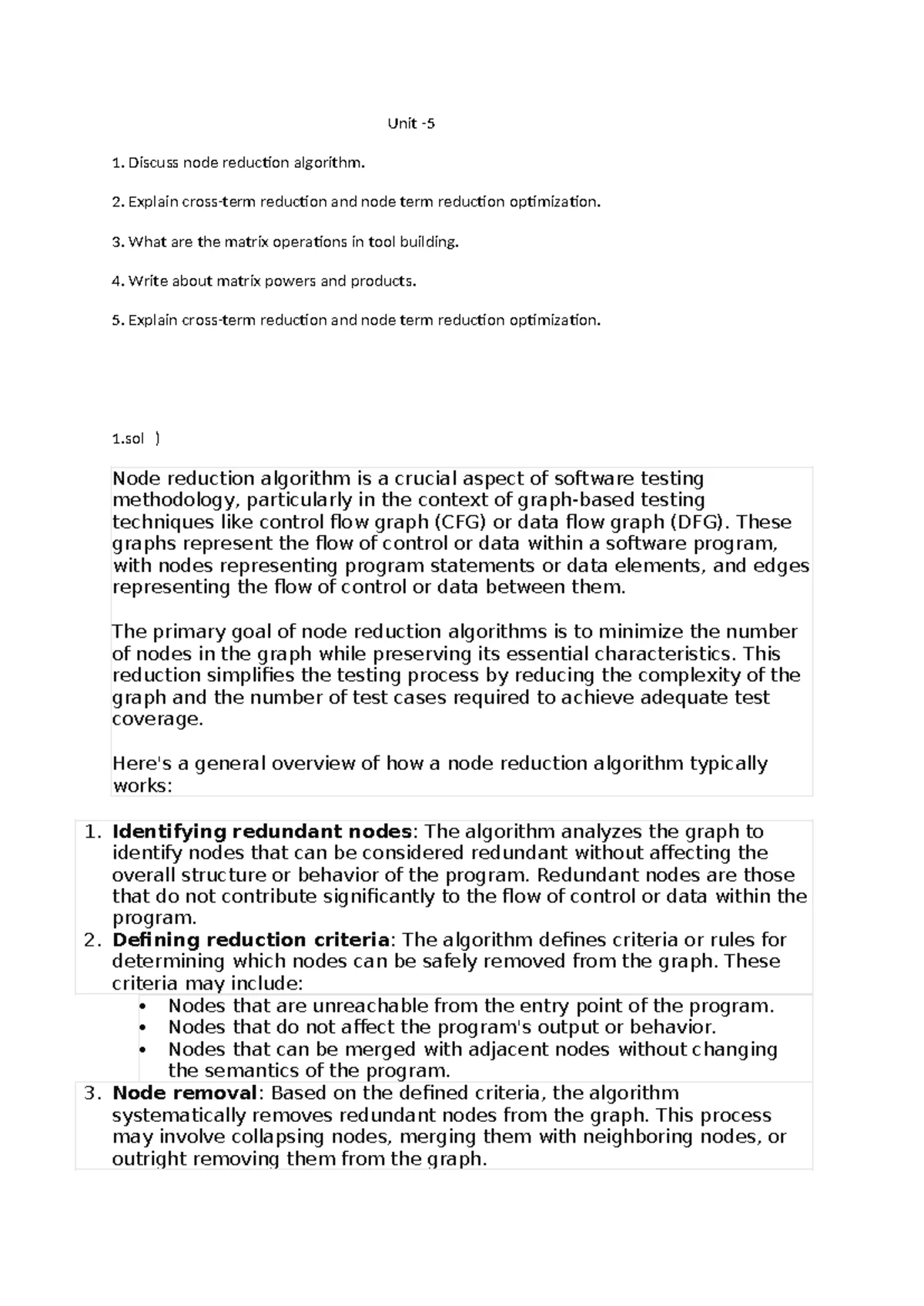 ATCD 101 Final Exam Study Notes: Turing Machines & Compilers - Studocu