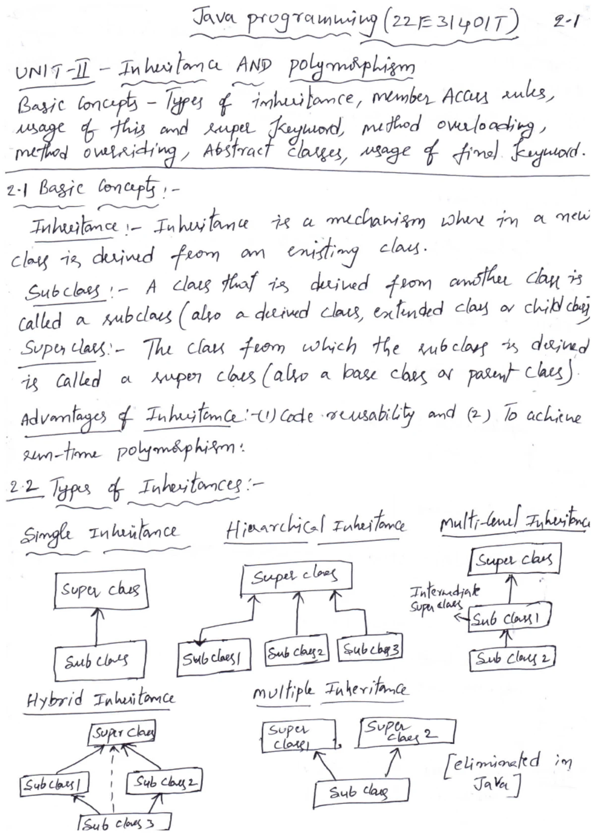 Java Lab Manual for OOP - CBIT B.Tech (R23) CSE - Studocu