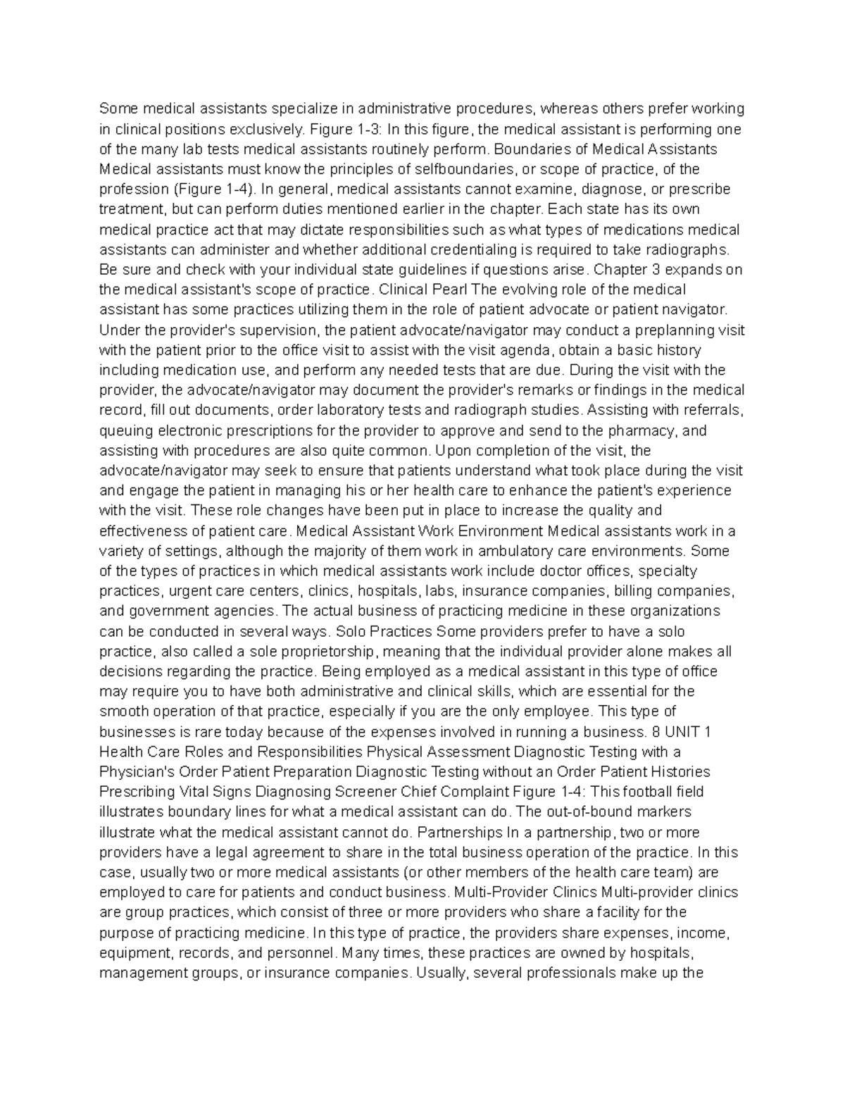 Health Care Team Roles and Specialties Overview (HCA 101) - Studocu