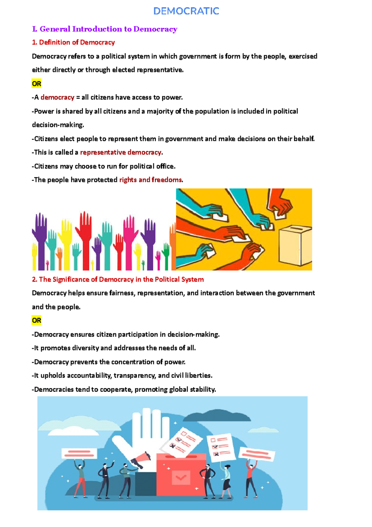 Democratic Systems: Understanding Democracy and Presidential Structures ...