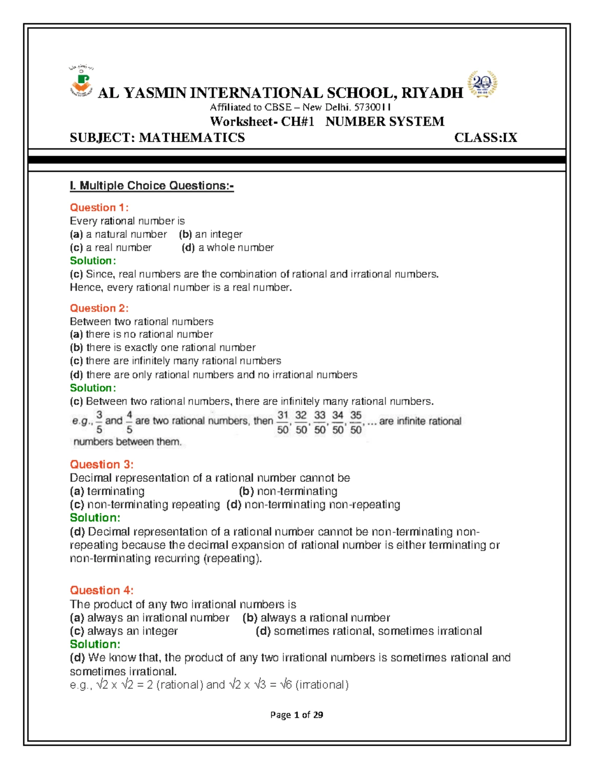 Mathematics Projects - Maths project - Basic maths - Students Project ...