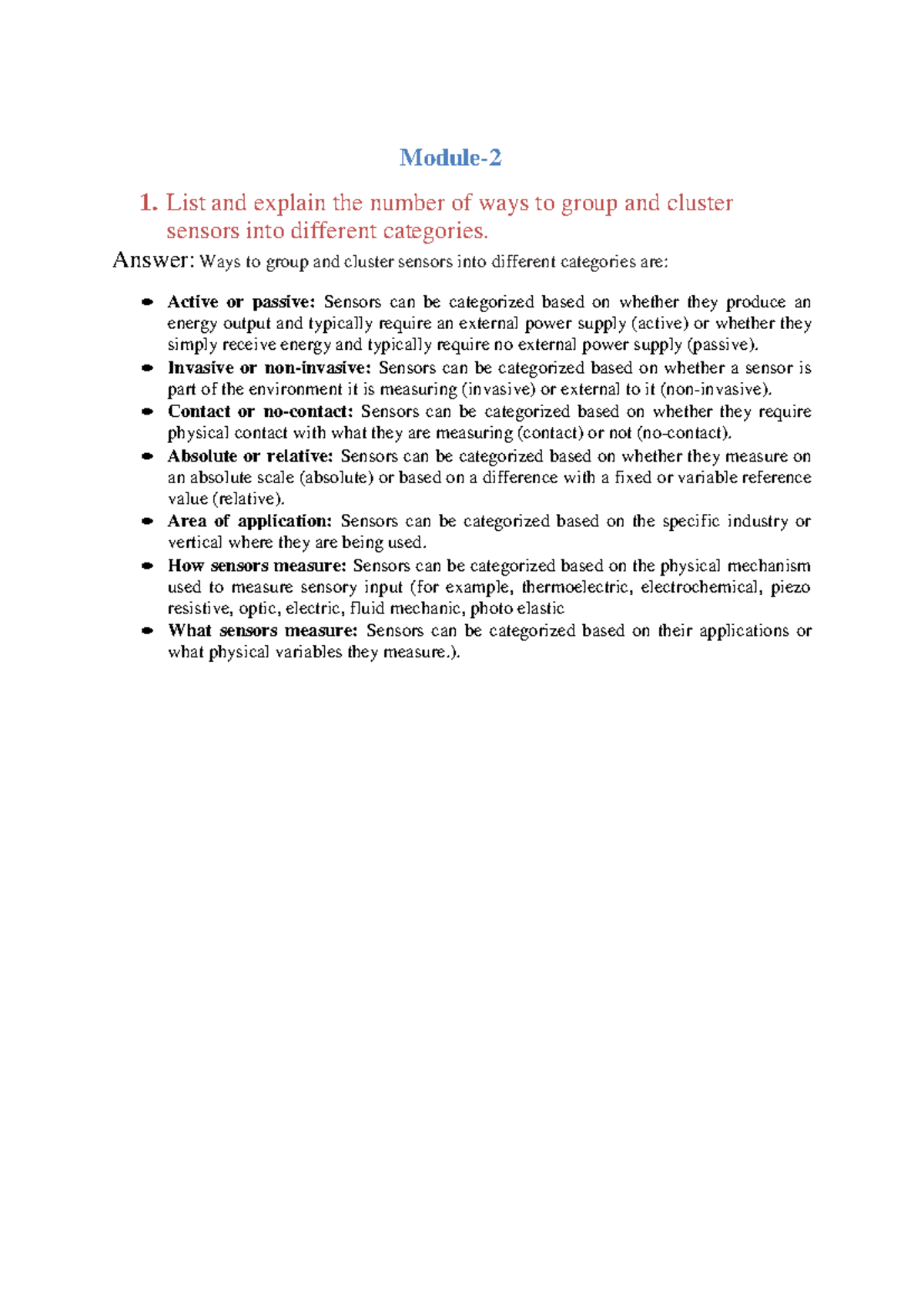 IoT Notes for Module 2 - 8th Semester Insights and Concepts - Studocu