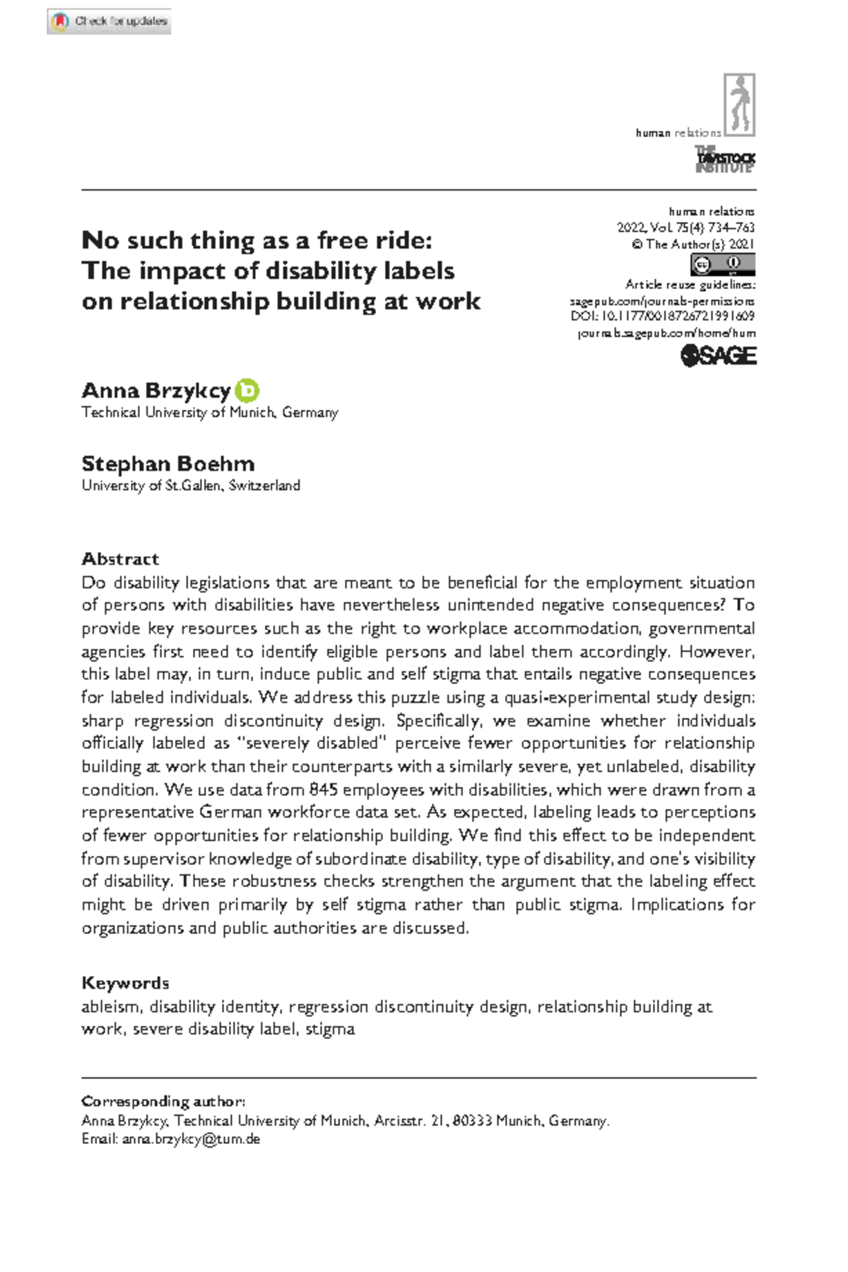 Analyzing the Impact of Disability Labels on Relationship Building at ...