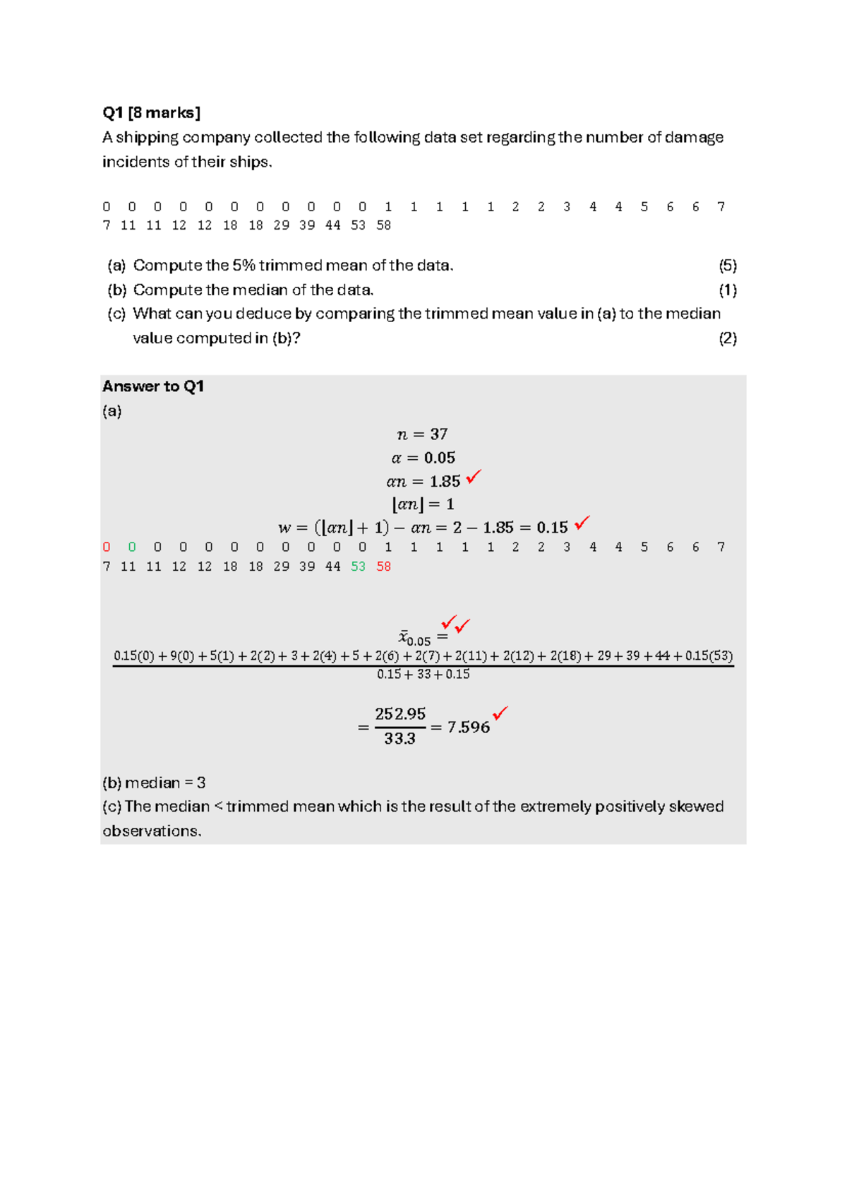 2024 A1 - Analysis of Damage Incidents and Probability Distributions ...