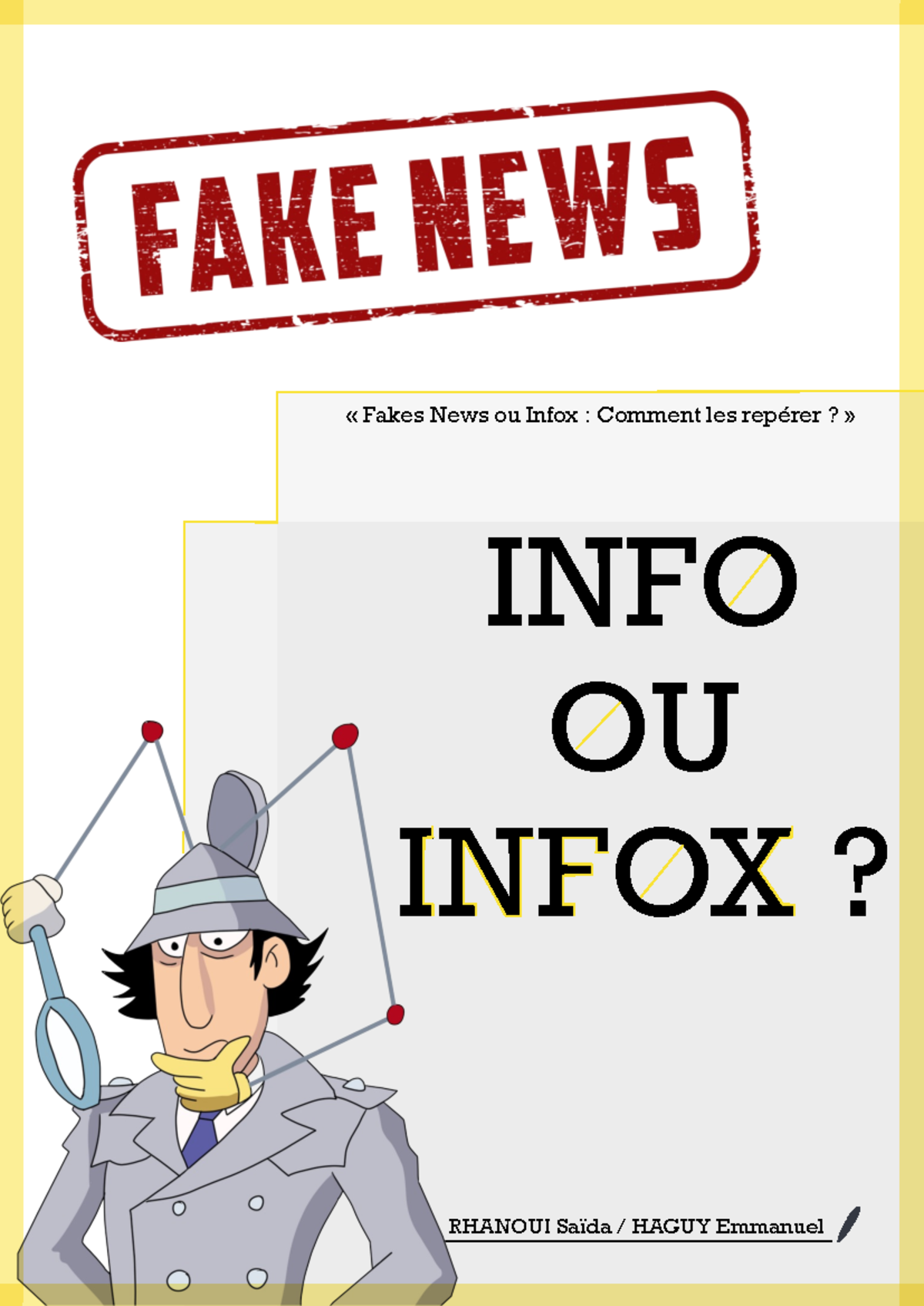Fake News ou infox comment les repérer - INFO OU INFOX? RHANOUI Saïda ...