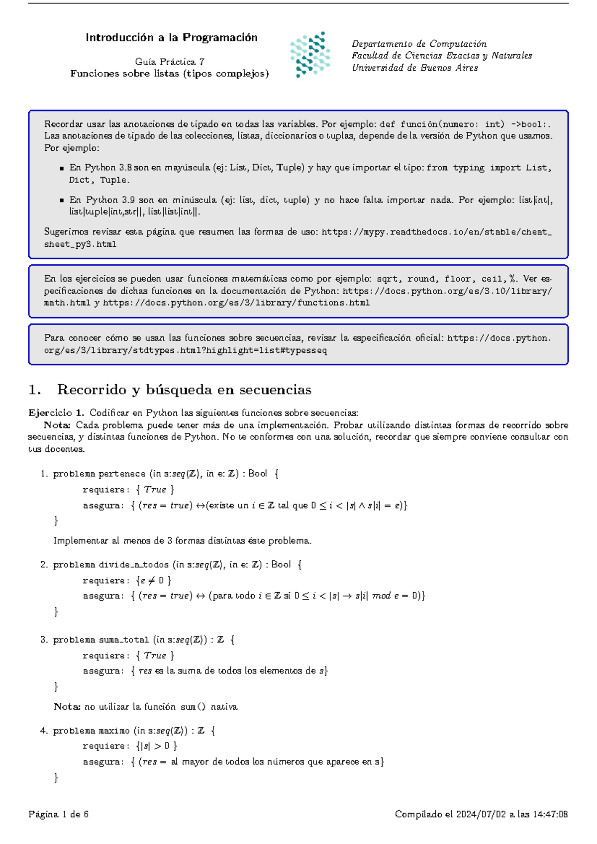 Practica 7 nueva python - Introducci ́on a la Programaci ́on Gu ́ıa Pr ...