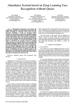 2017 IEEE Conference Paper: Mobile Face Attendance Management System ...