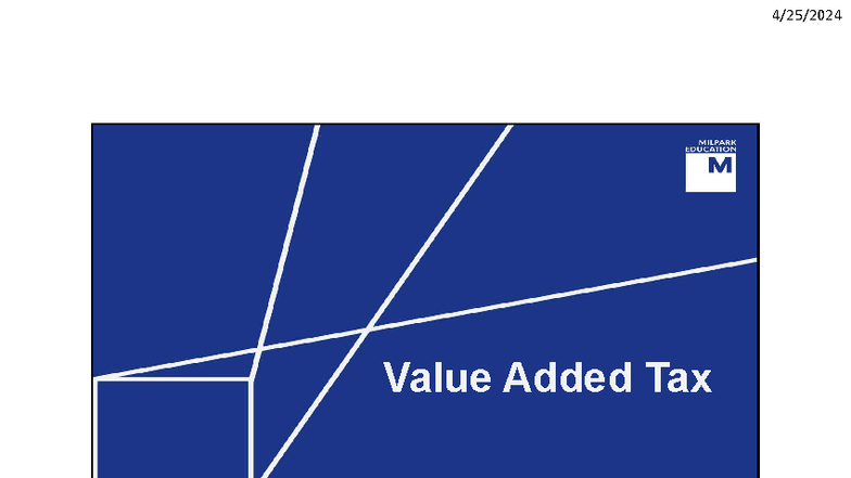 VAT LECTURE NOTES: Understanding VAT Basics and Calculations - Studocu