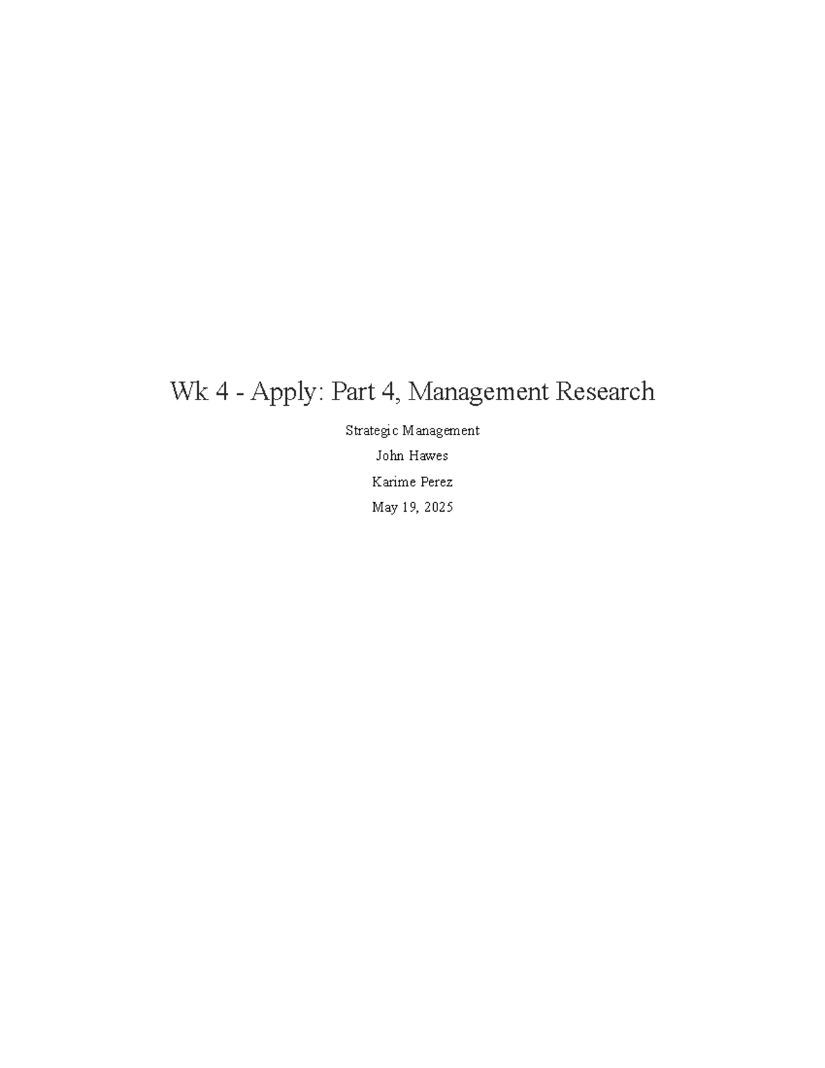 Wk 2 - Apply Part 2: SWOT Analysis of Alphabet Inc. in Strategic Mgmt ...