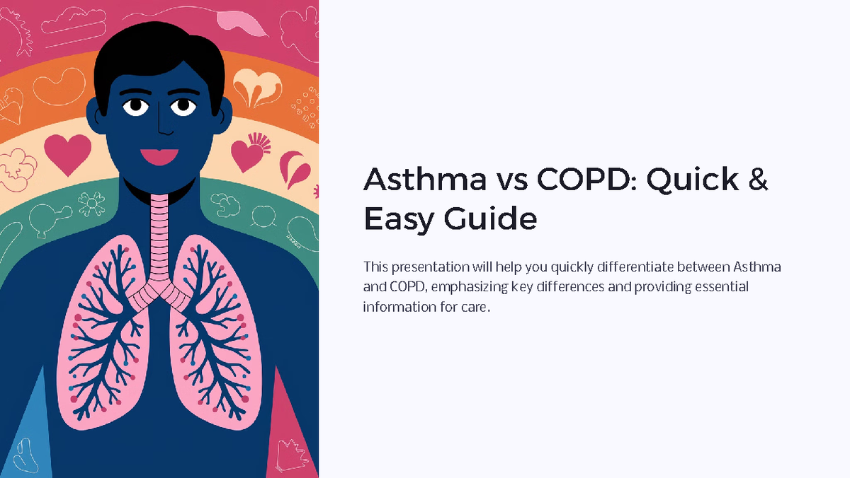 Asthma vs COPD (RN/LPN): Quick Differentiation Guide for Care - Studocu