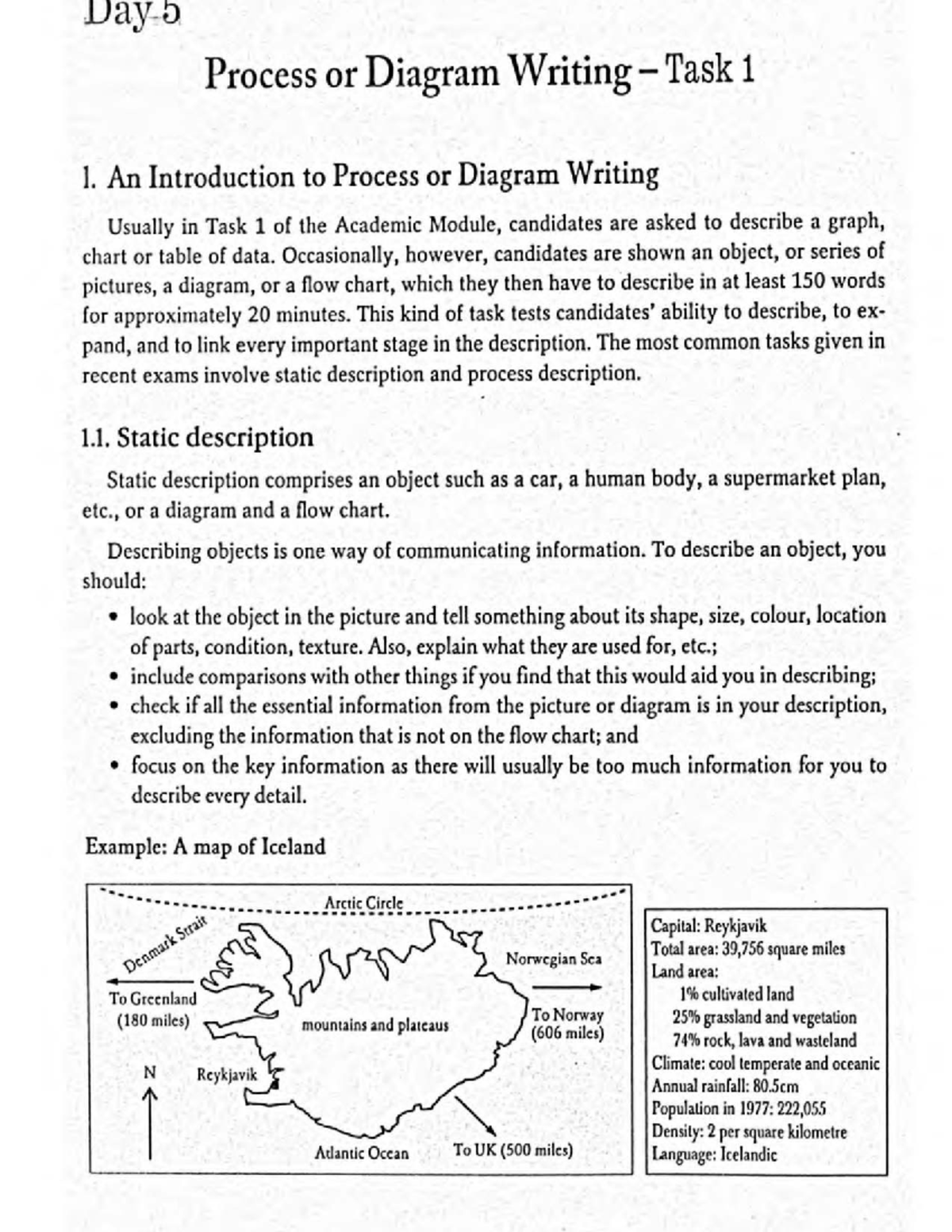 Describing Processes: Task 1 Writing Guide for IELTS - Studocu