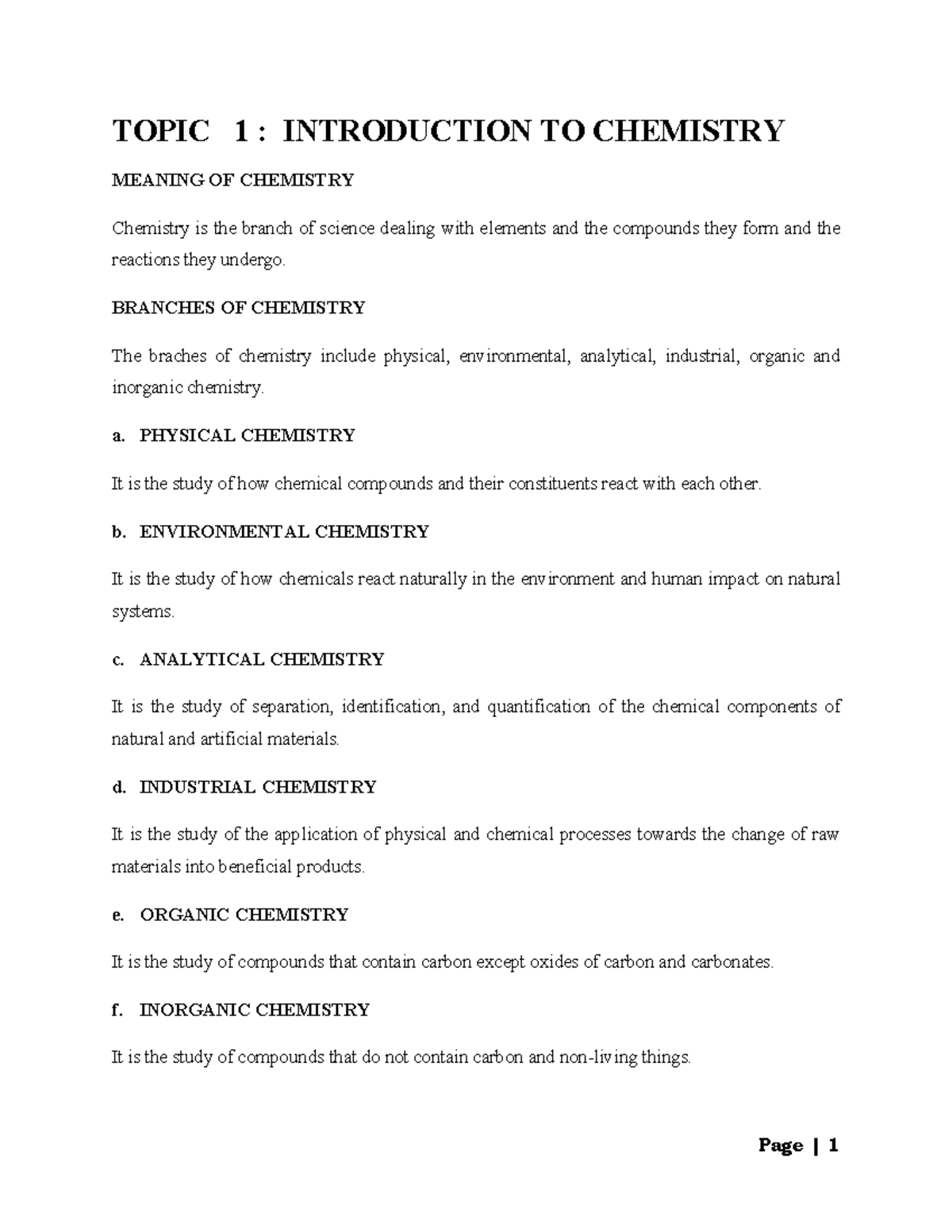 Chemistry 101: Introduction to Key Concepts and Applications - Studocu