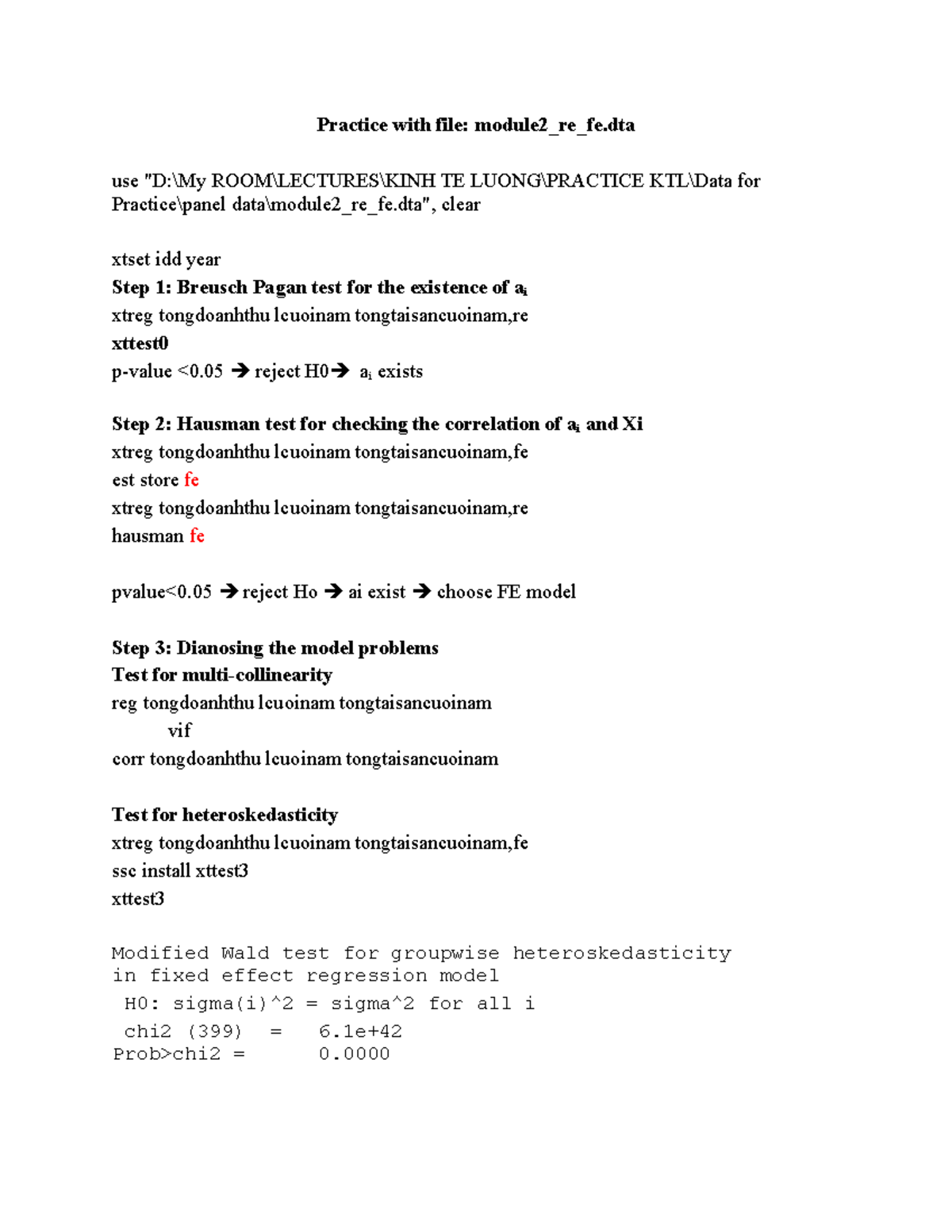 Panel Data Practice Guide for Module 2: Fixed and Random Effects ...