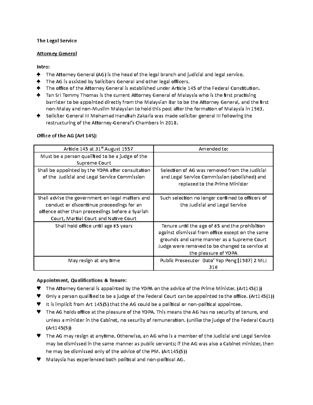 AG 101: Overview of the Legal Service and the Role of the Attorney ...
