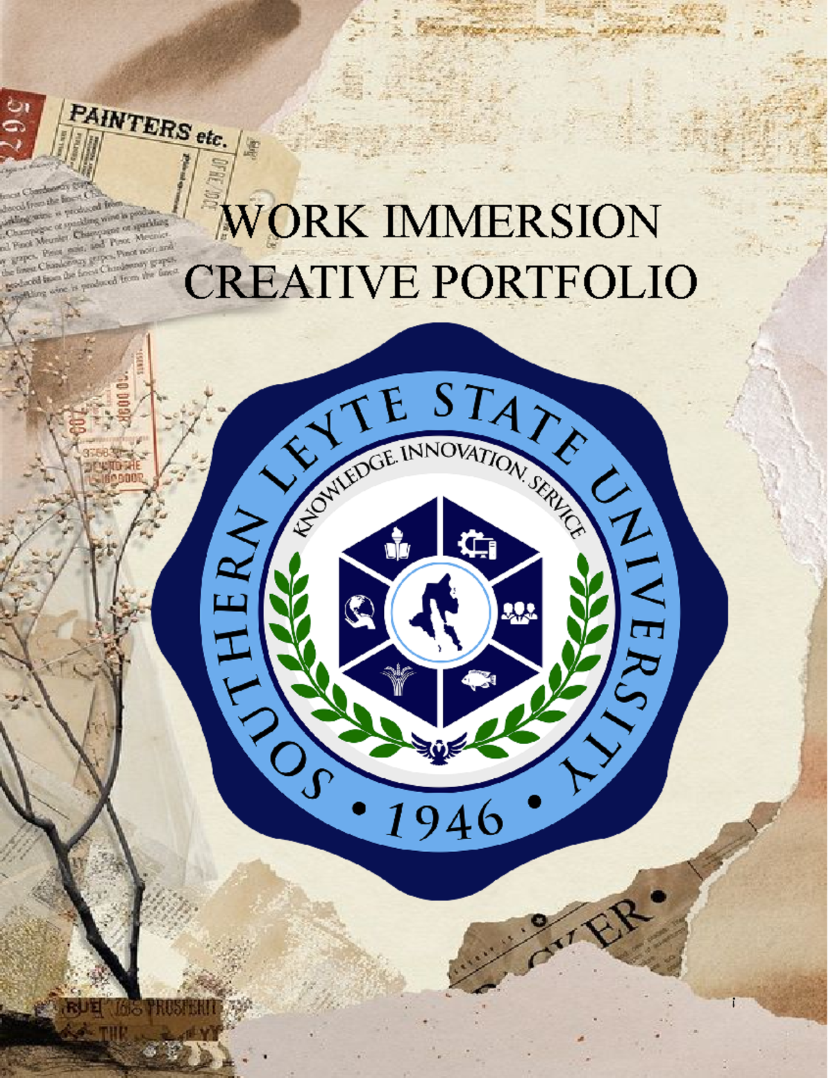 Work Immersion Creative Portfolio - Senior High School HUMSS - Studocu