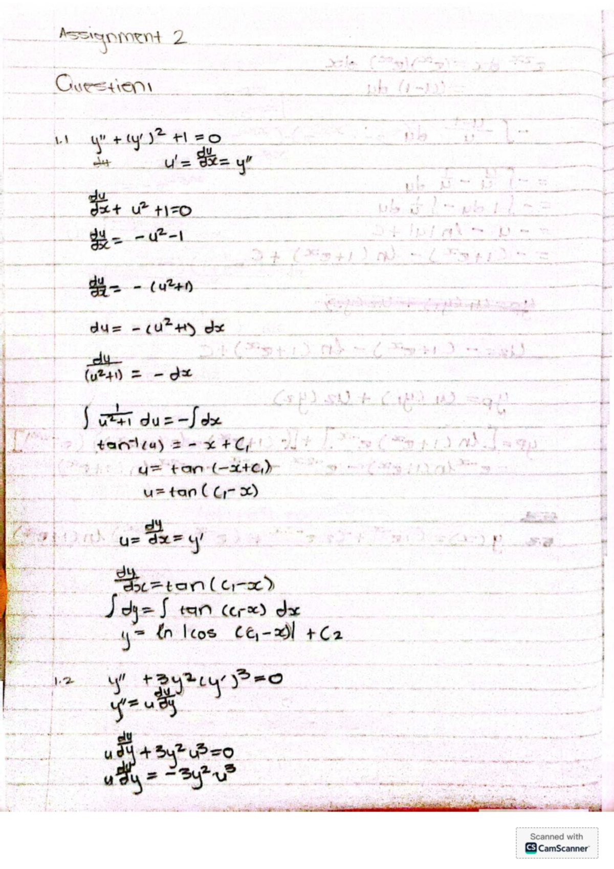 Apm2611 Assignment 2: Advanced Calculus Problems and Solutions - Studocu