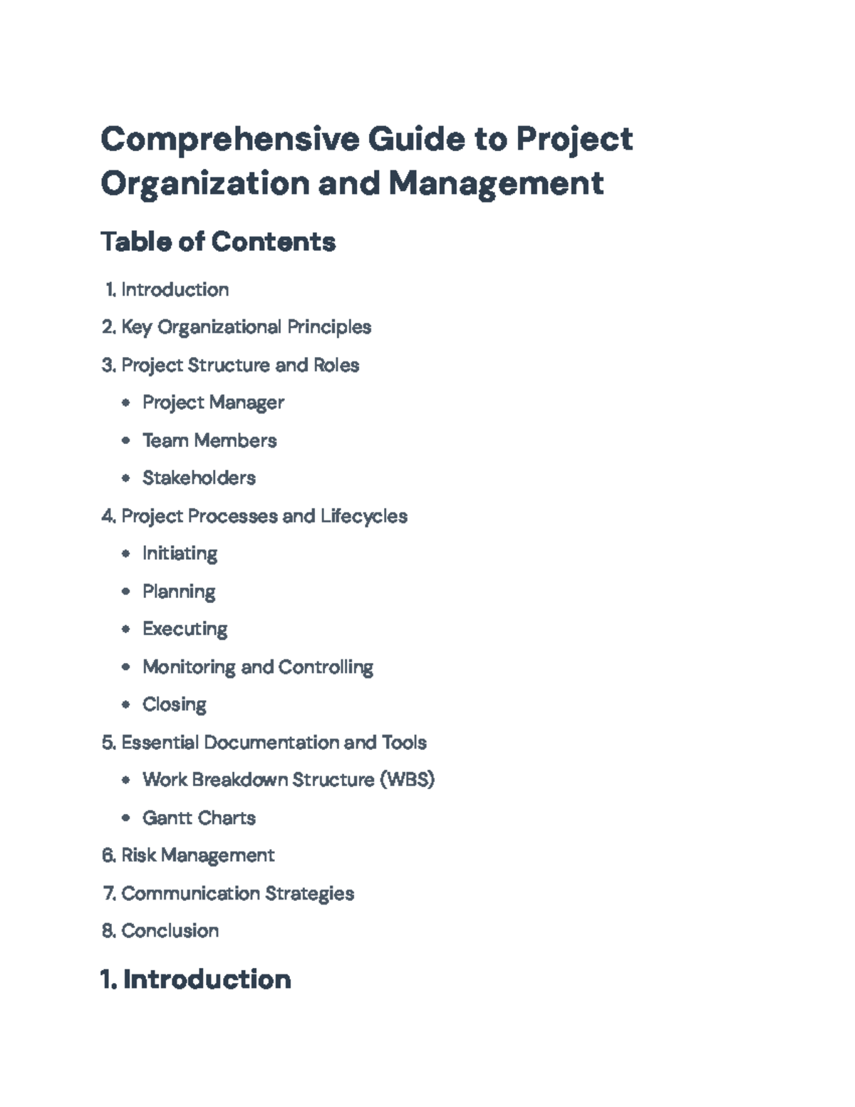 Project Management Principles: A Comprehensive Guide for Success ...