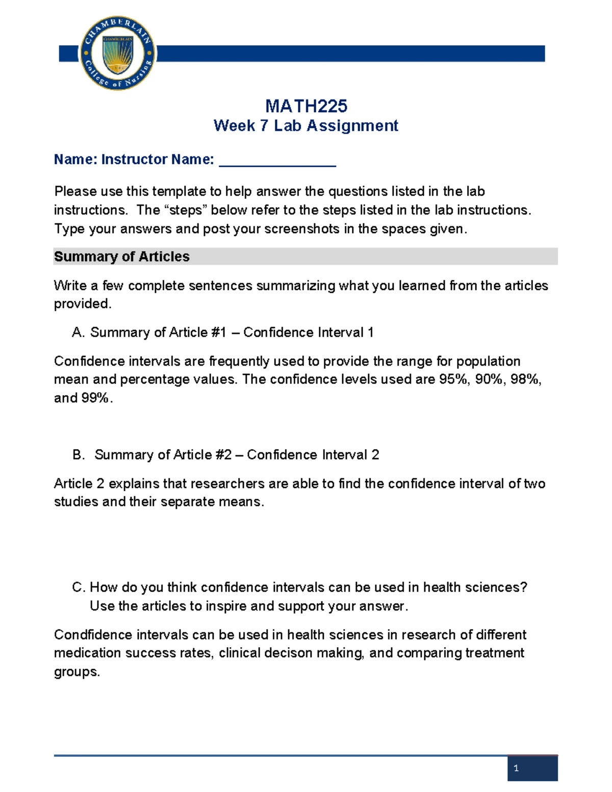 Week 5 Lab Data Analysis - Ashley Walker (Course Code) - Studocu