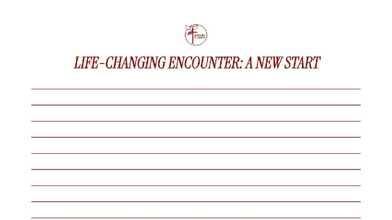Encounter Batch 9 Letter Template - General Education - JESUS CELL ...