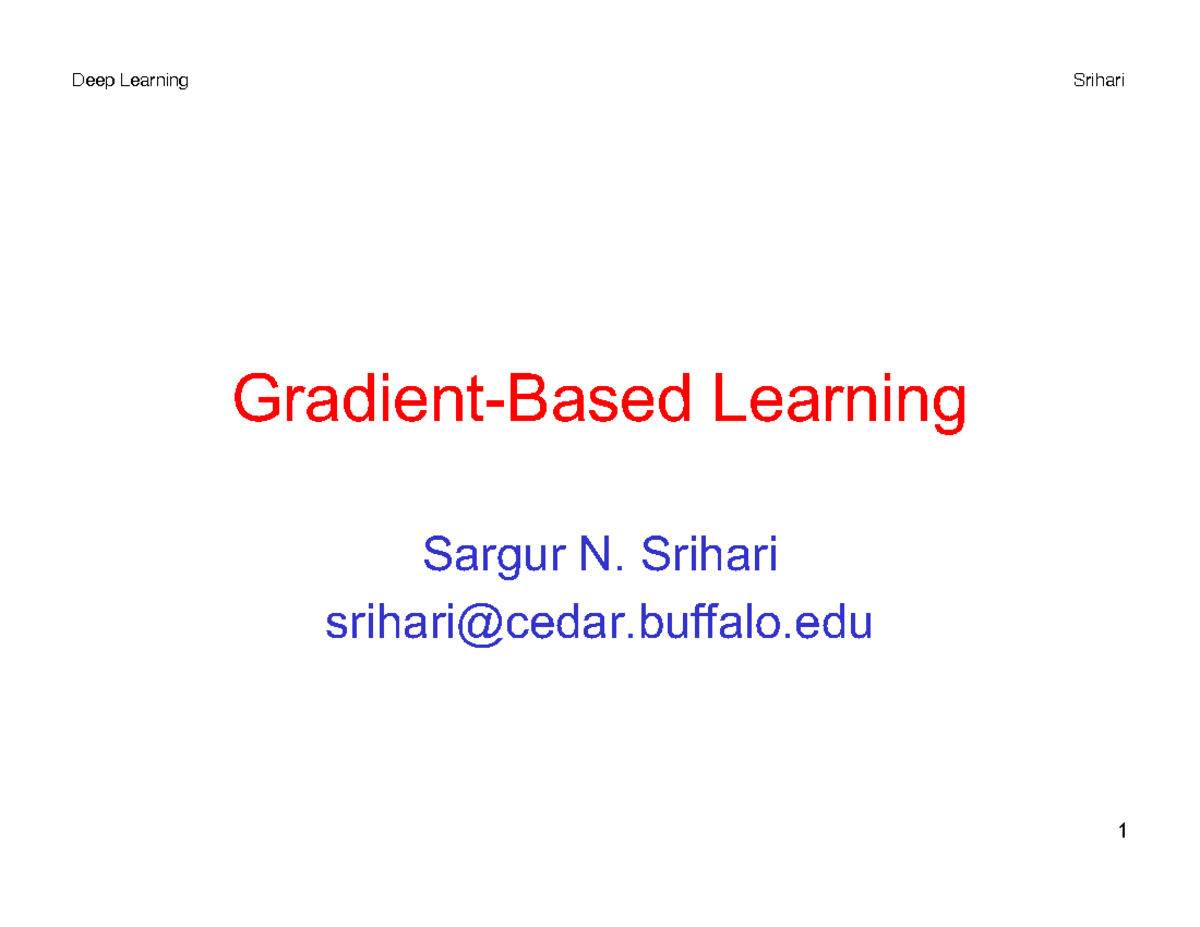 6.2 Gradient-Based Learning in Neural Networks: Concepts & Techniques ...