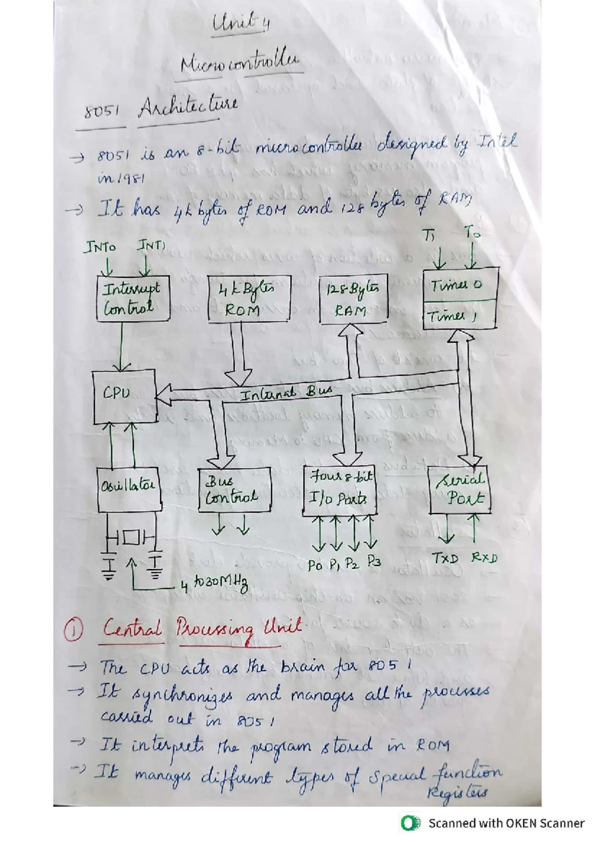 Unit II MC 8086 System Bus Structure & Signal Overview Notes - Studocu