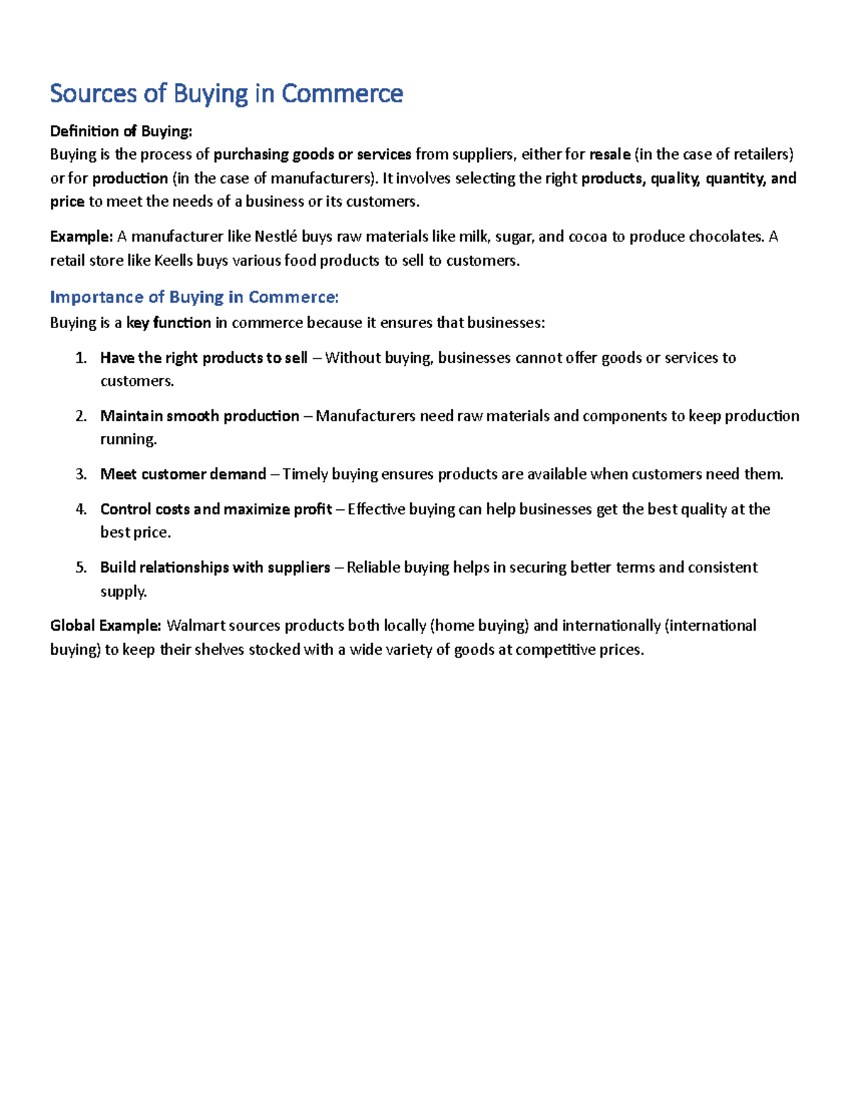 Sources of Buying in Commerce 122838 - Sources of Buying in Commerce ...