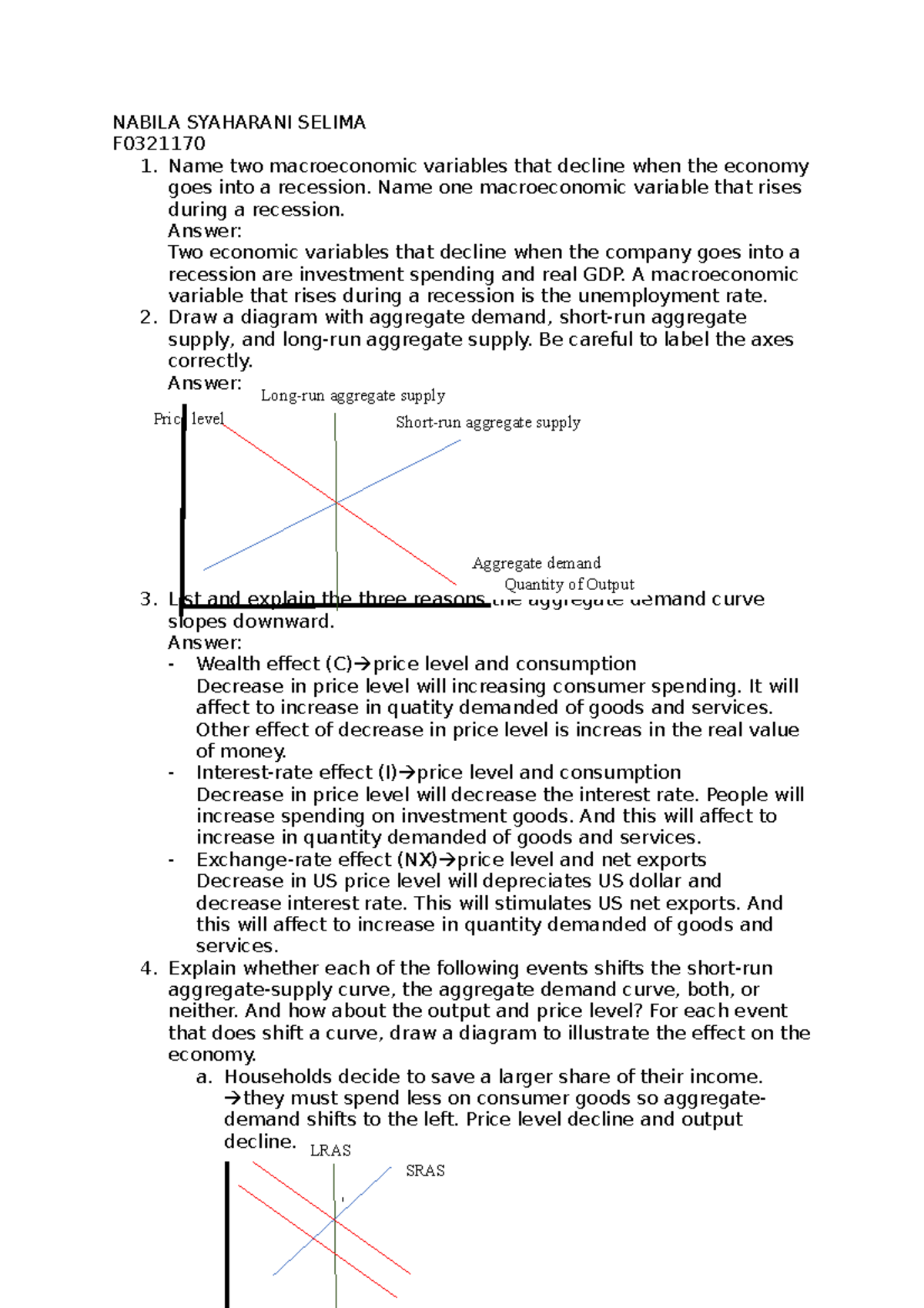 Assignment 04033233002 ALB001 2021B Macroeconomics Analysis Report ...