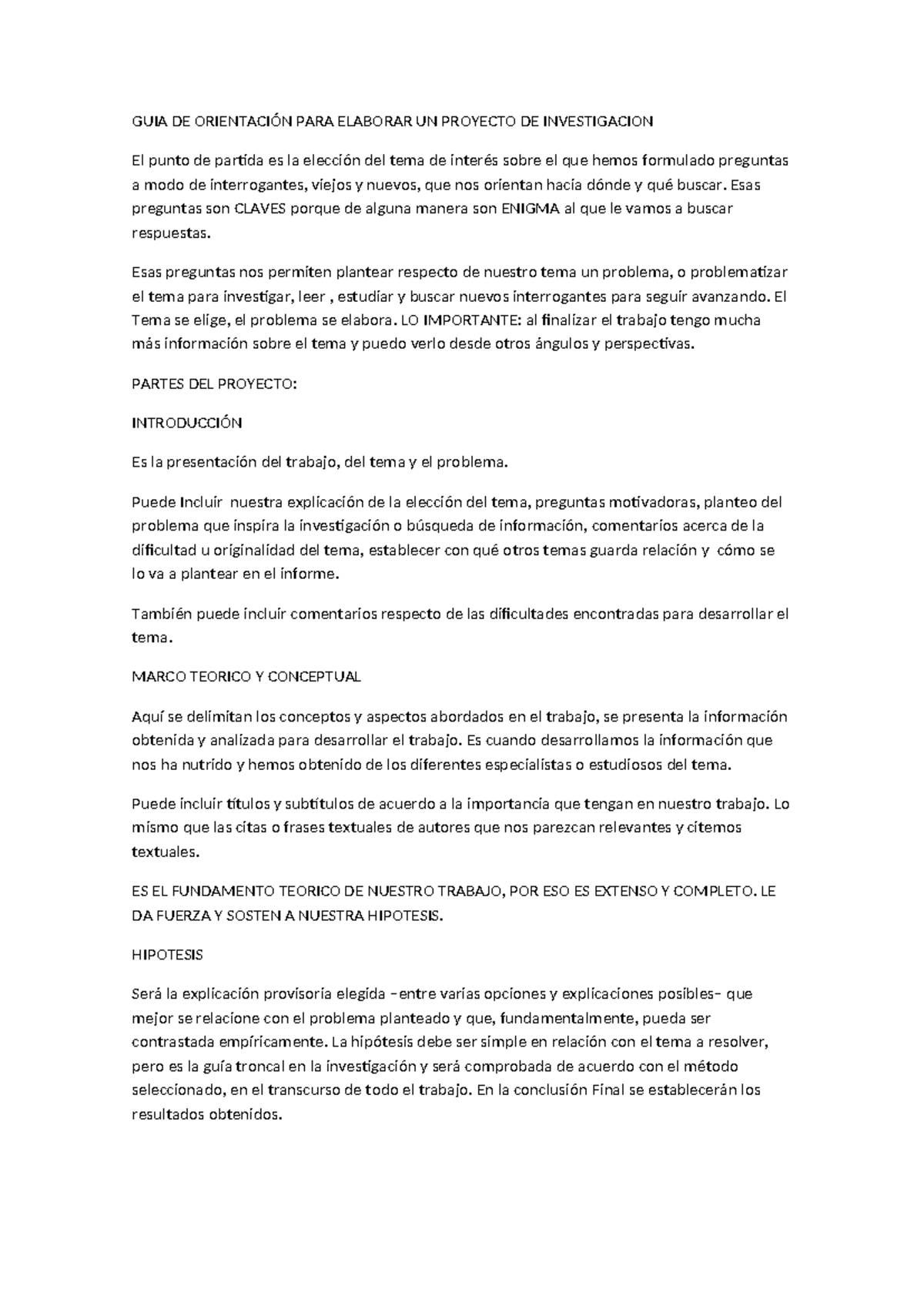 74600 Guía de Orientación para Elaborar un Proyecto de Investigación ...