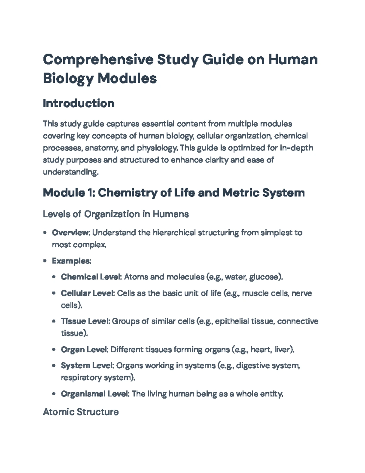 Chemical Bonds - Module 1: Chemistry of Life Study Notes - Studocu