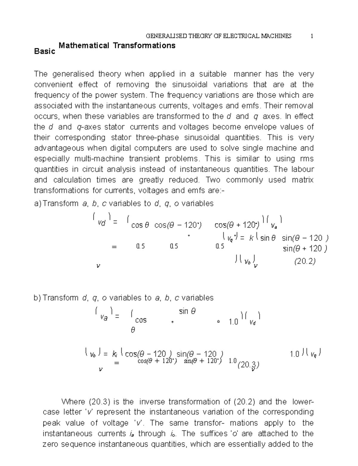 Basic electrical engineering (223) - )) D 6 - Studocu