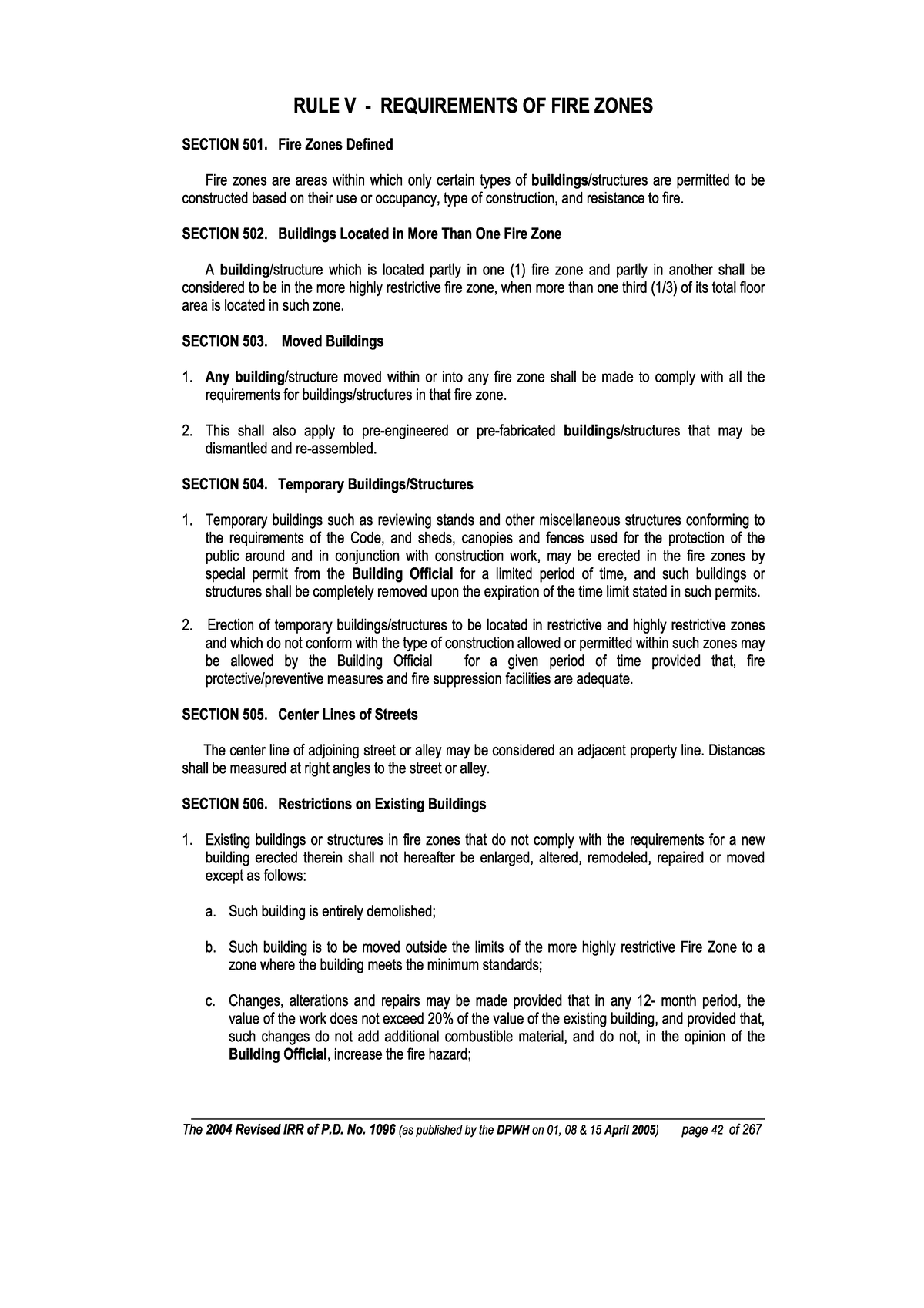 Rule 5-6 - Fire Zone Requirements and Regulations - Studocu