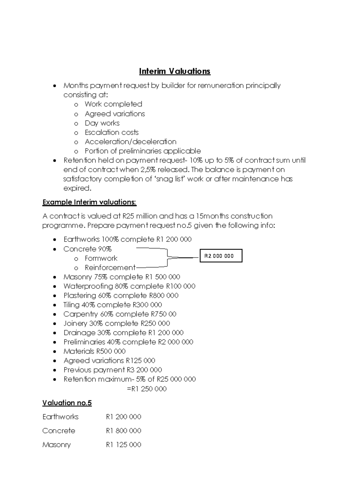 Interim Valuations Payment Request Guide for Builders - Studocu