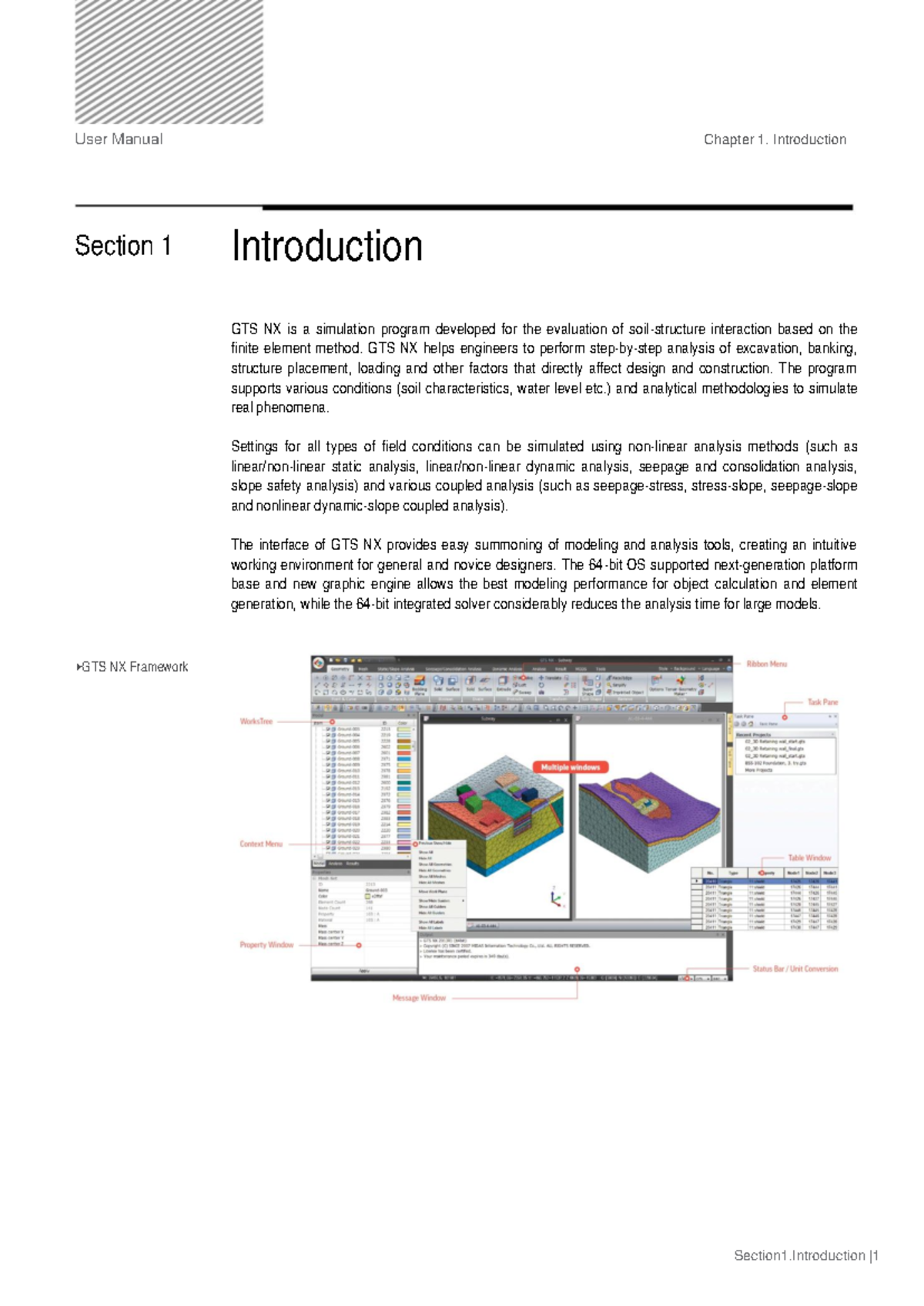 GTS NX User Manual: Section 1 - Introduction to Simulation Tools - Studocu
