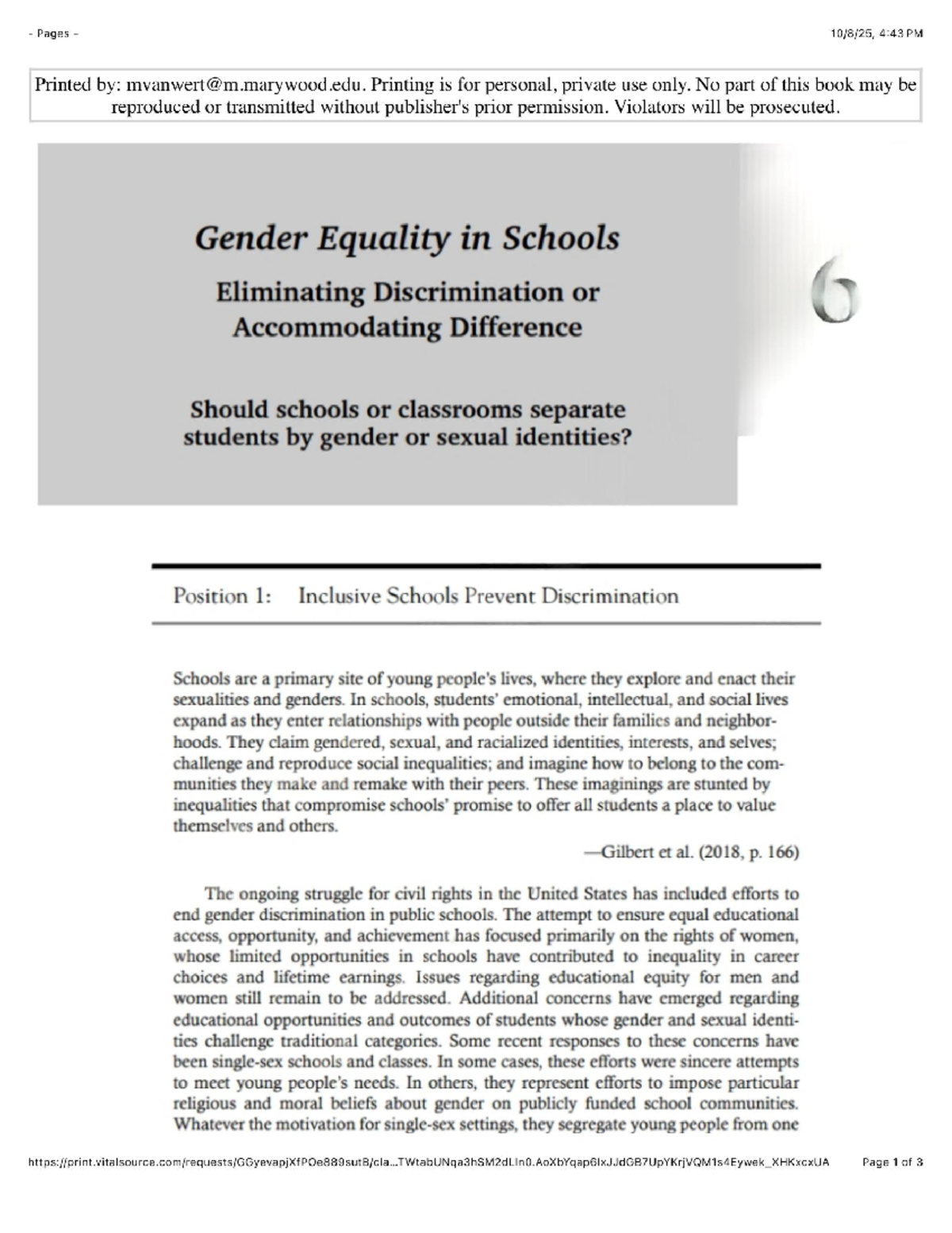 Final Exam Study Guide for ABC 101: Gender Equality in Schools - Studocu