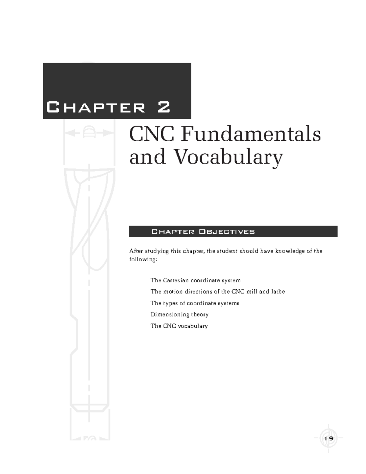 Cnc overview - CNC exercise - Chapter 2 CNC Fundamentals and Vocabulary ...