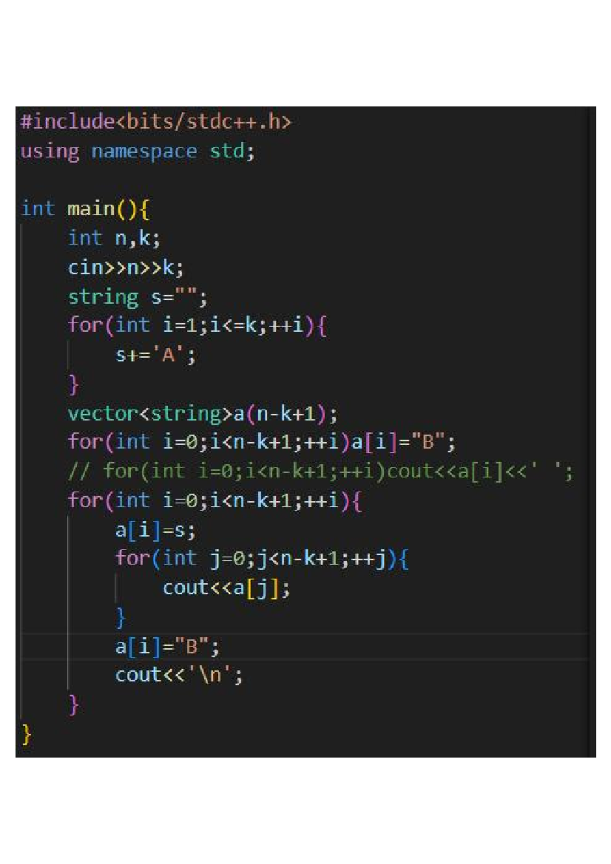 Programming Concepts: C++ Code Snippets and Outputs (CS101) - Studocu