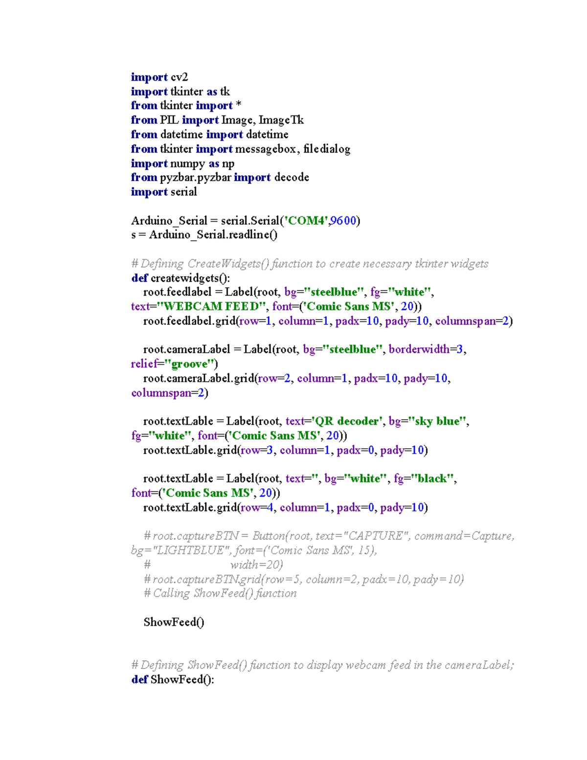 Pycharm - bchtu - import cv import tkinter as tk from tkinter import ...