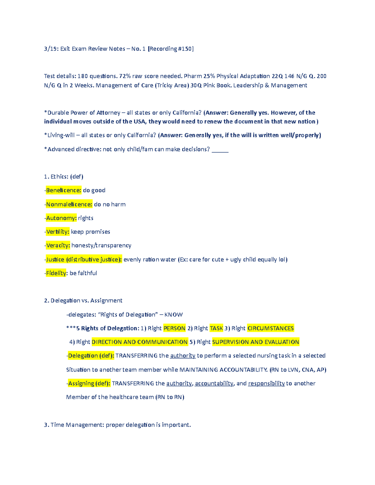 493 Exit Exam Review Notes - Comprehensive Guide No. 1 - Studocu