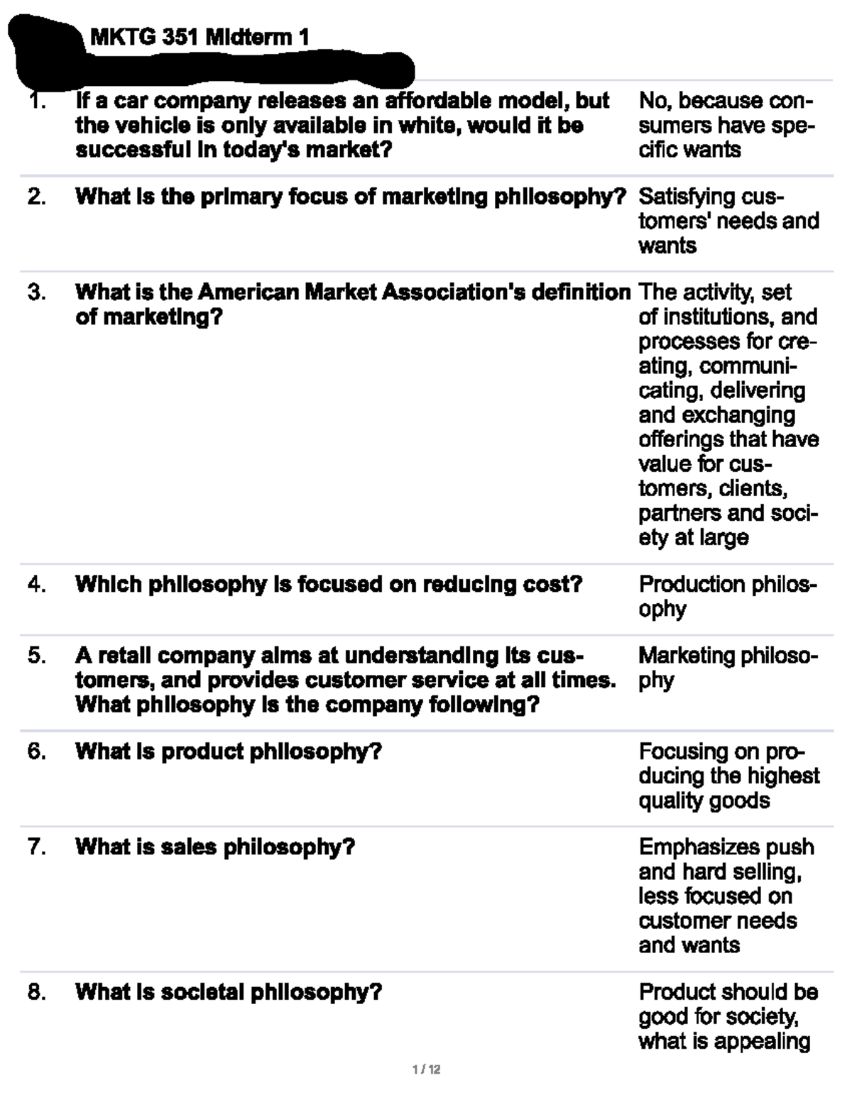 Midterm 1 - Practice Materials and Study Guide - Studocu