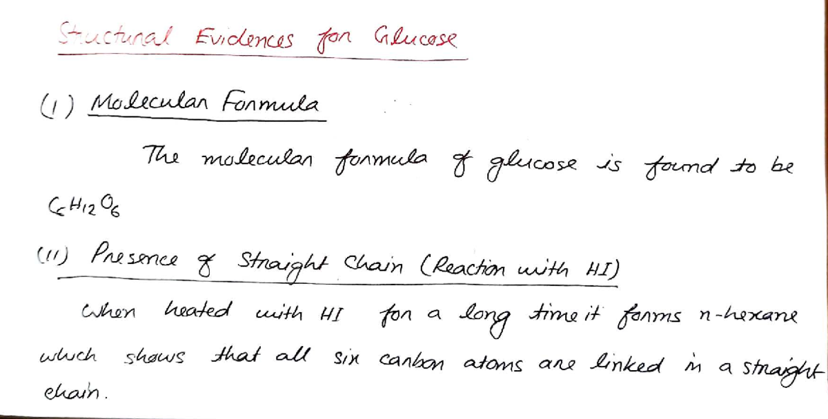 Lecture 02: Molecular Structure and Reactions of Glucose (71966282 ...