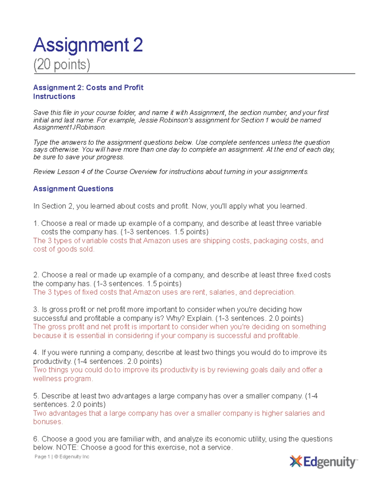 Assignment 3 - EL5732: Exploring Business Types and Structures