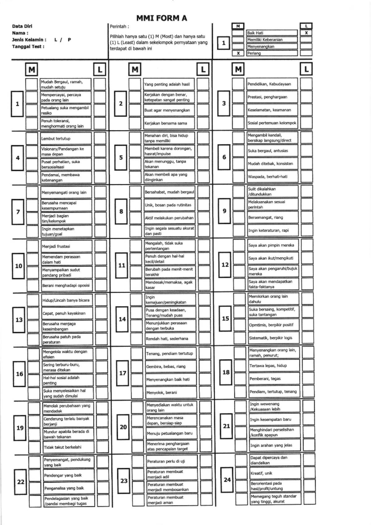 DISC - MMI Form A Analysis and Personal Reflections - Studocu