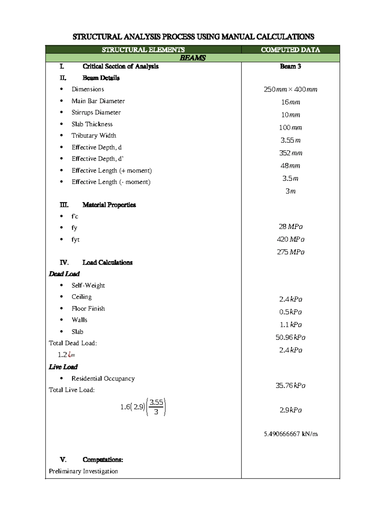 CE 423 Assignment No. 3: Analysis of Structural Connections - Studocu